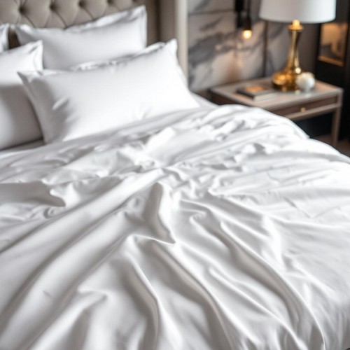 Otel çarşafı Çift kişilik 220x280cm 63 tel akfil kumaş